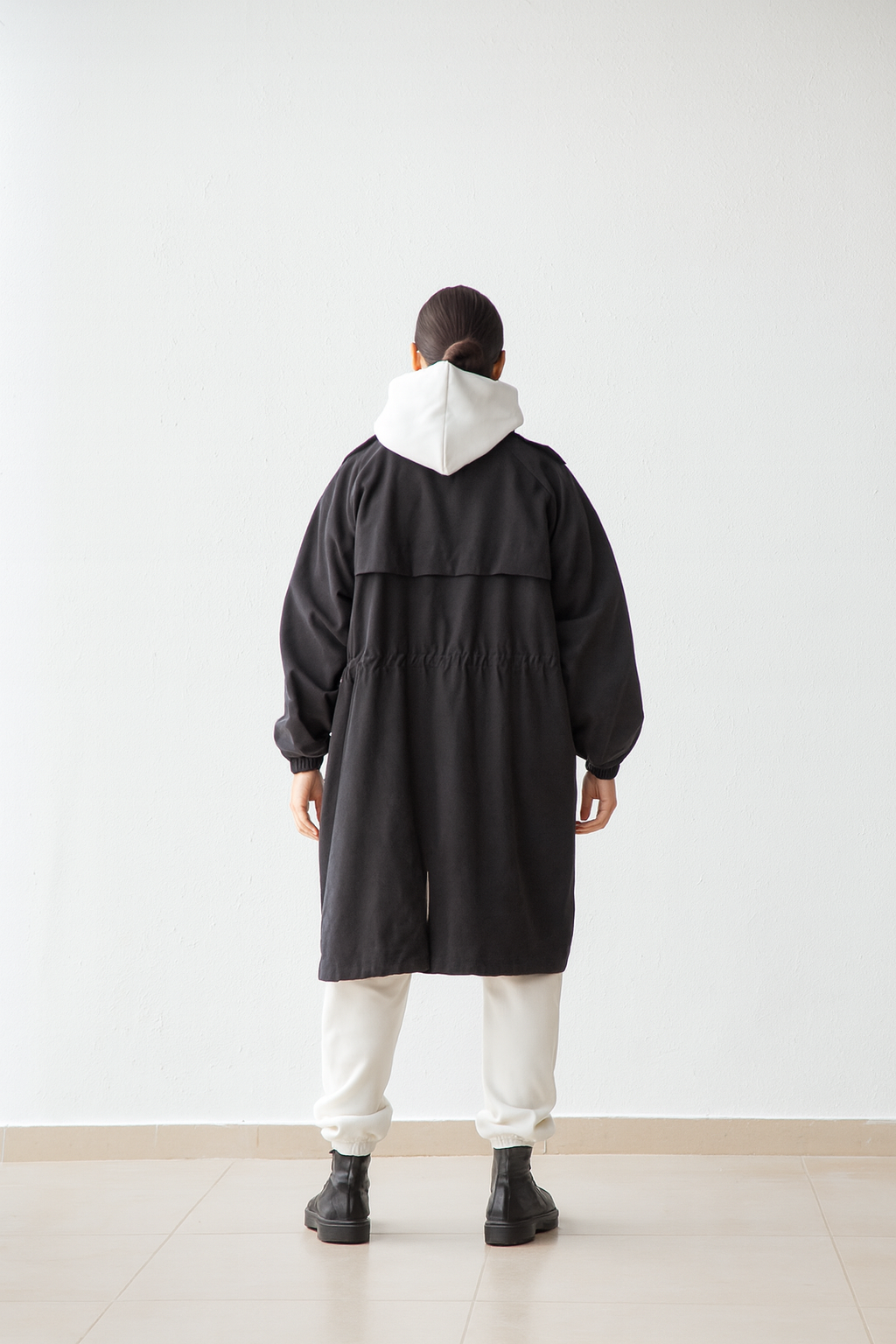 Oversized parka coat