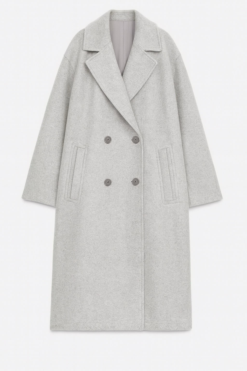 Wool oversized coat