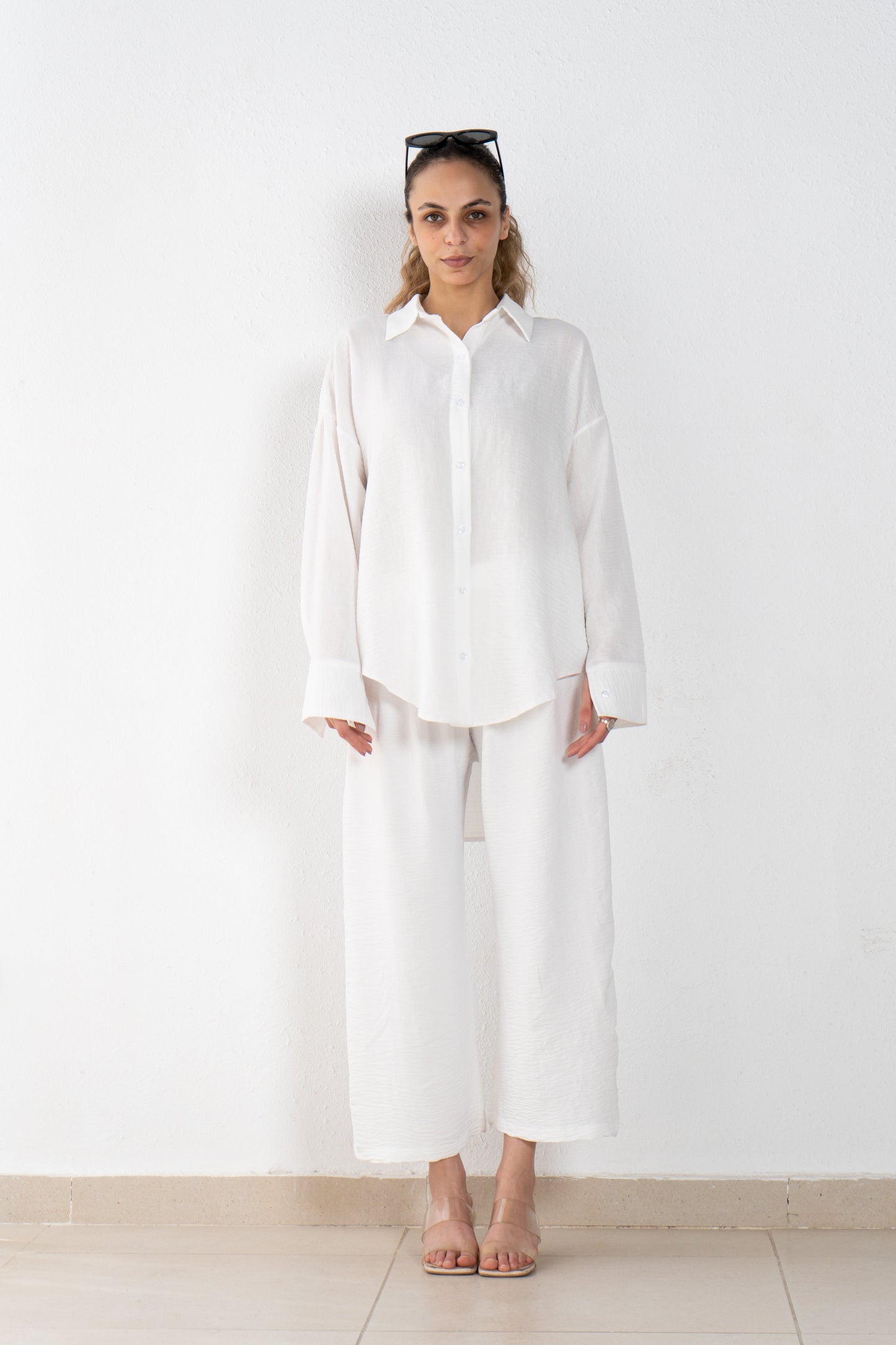 Oversized linen shirt