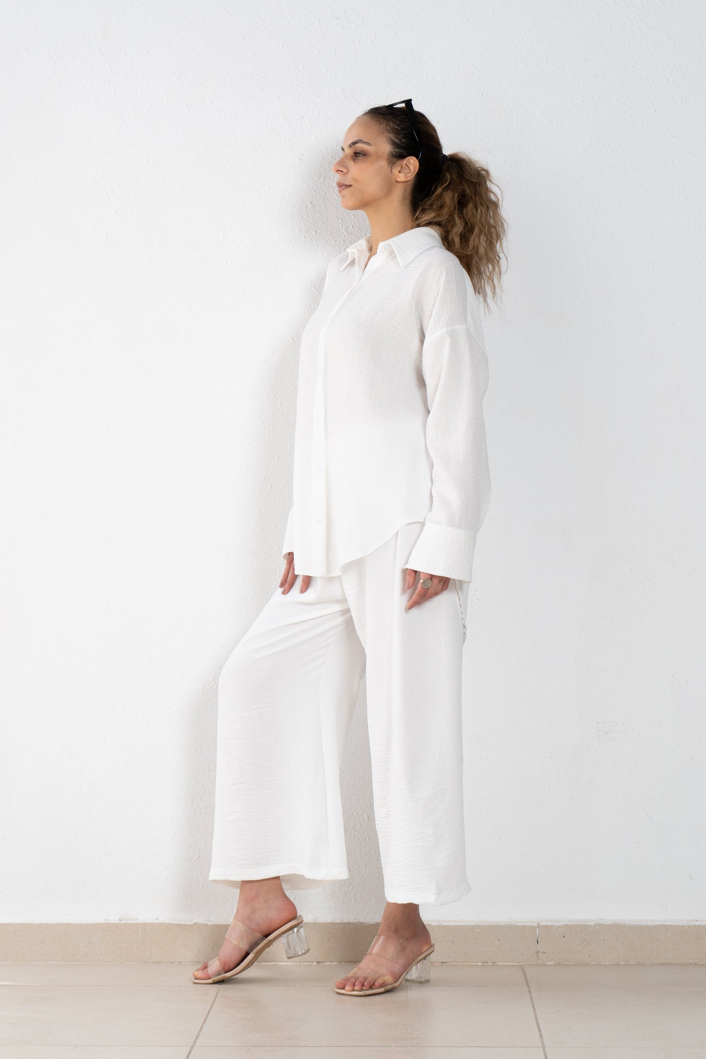 Oversized linen shirt