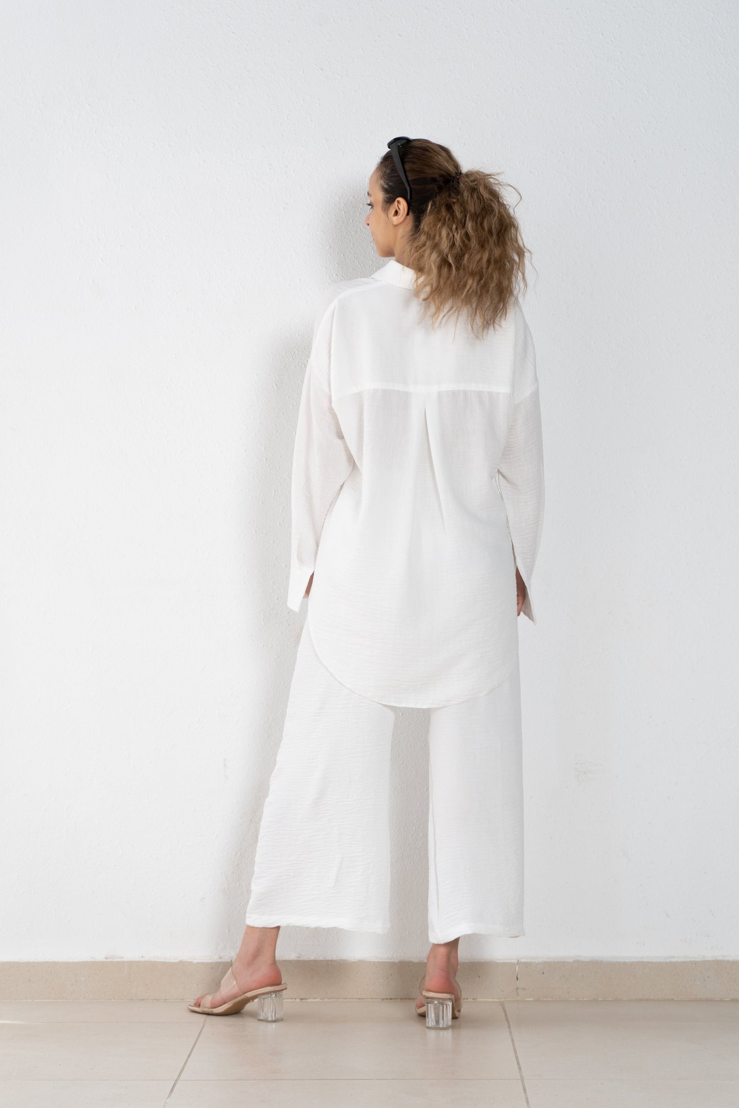 Oversized linen shirt