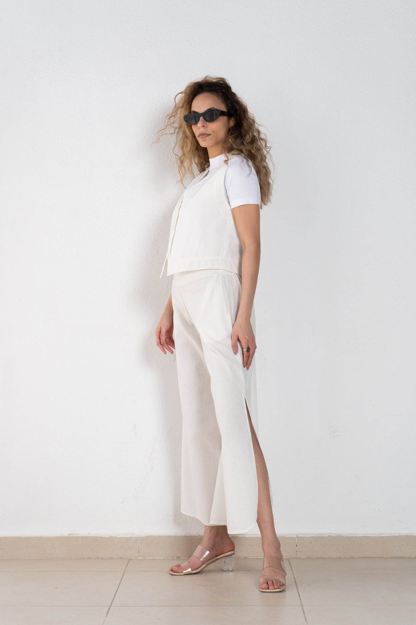Linen vest