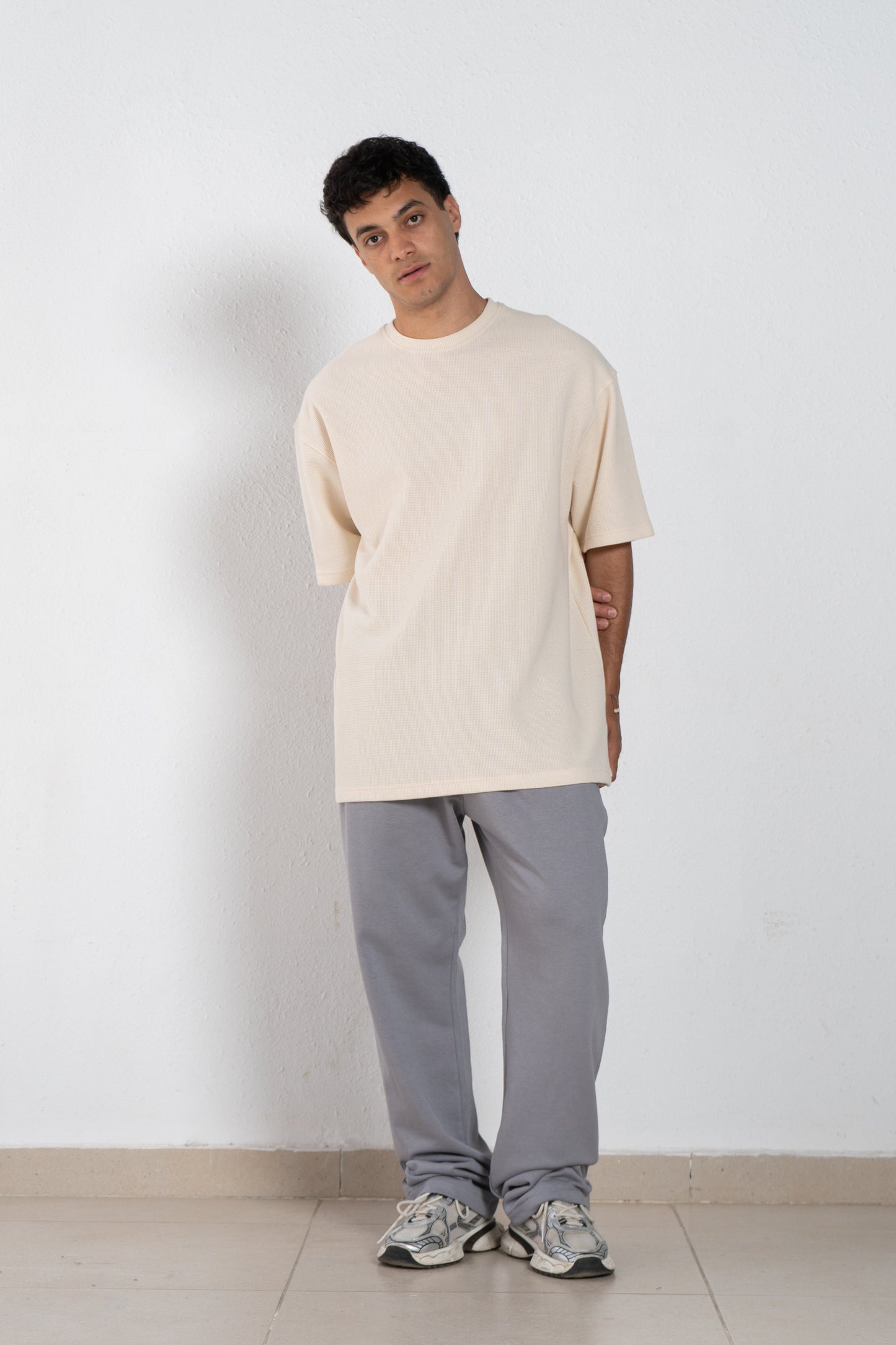 Round cotton T shirt