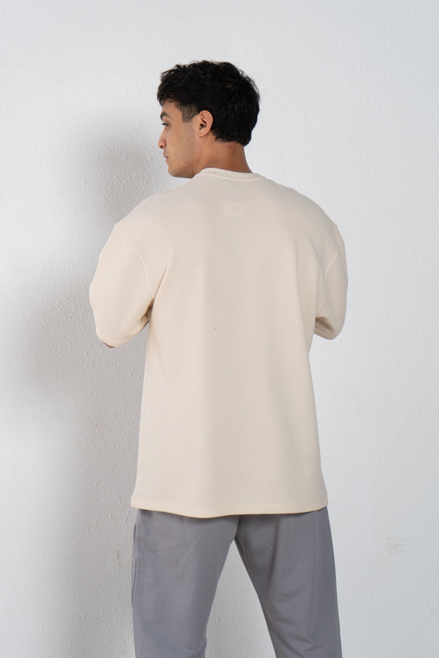 Round cotton T shirt