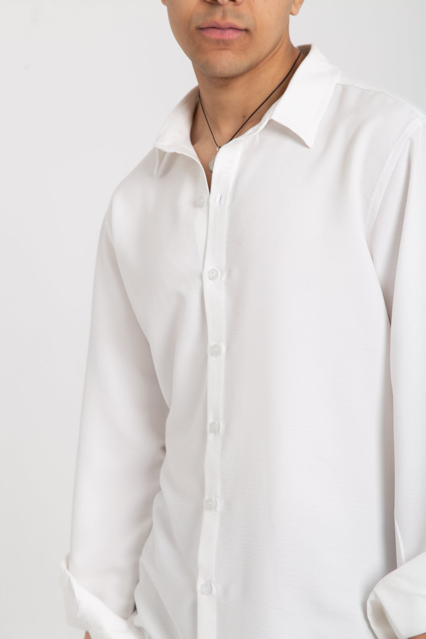 Long sleeves casual light cotton shirt
