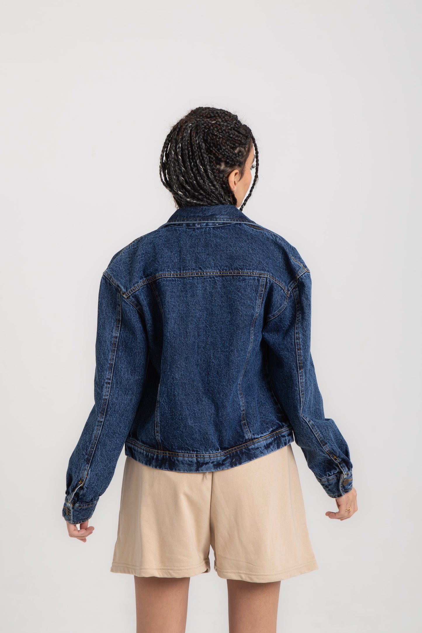Oversized jeans jacket