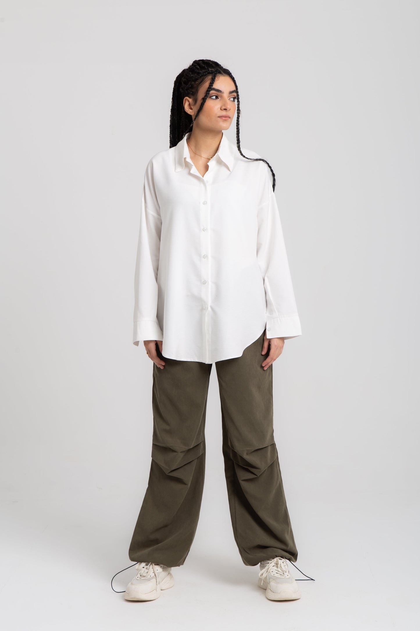 Basic oversized shirt (soft fabric)