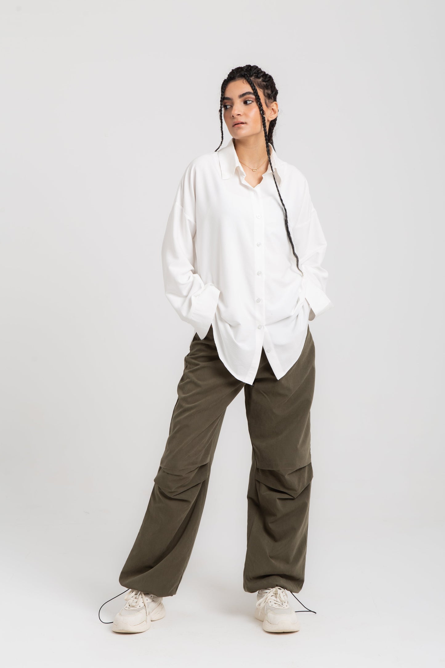 Basic oversized shirt (soft fabric)