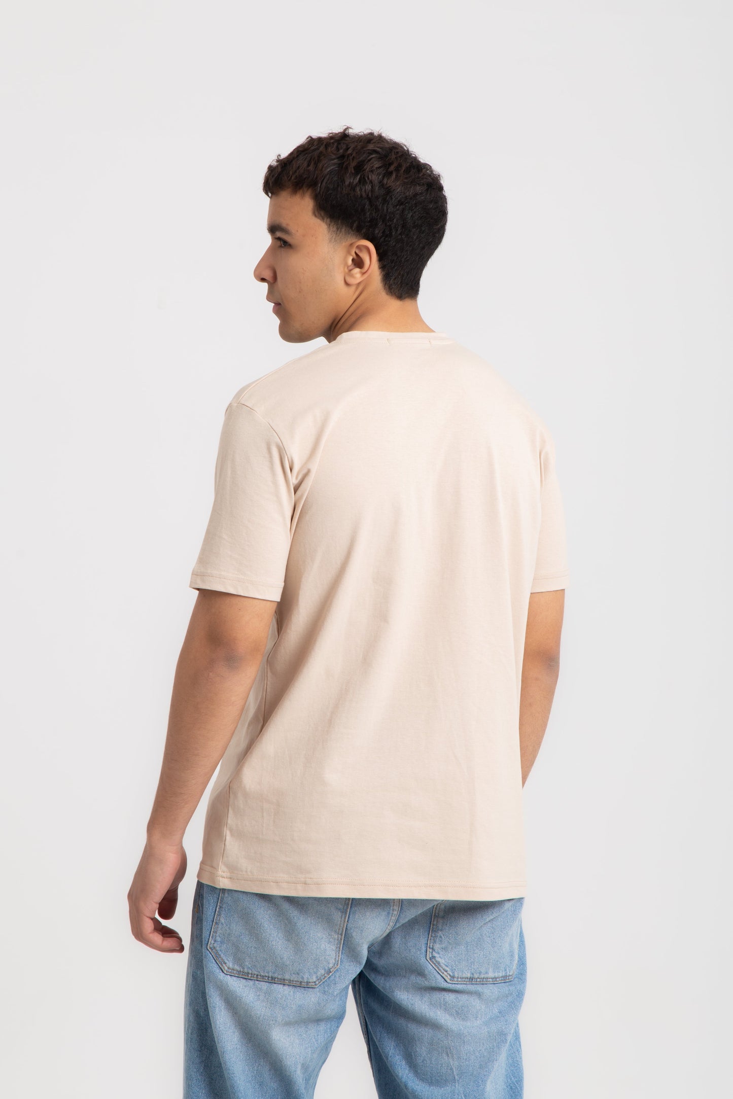 Basic cotton V neck T- shirt