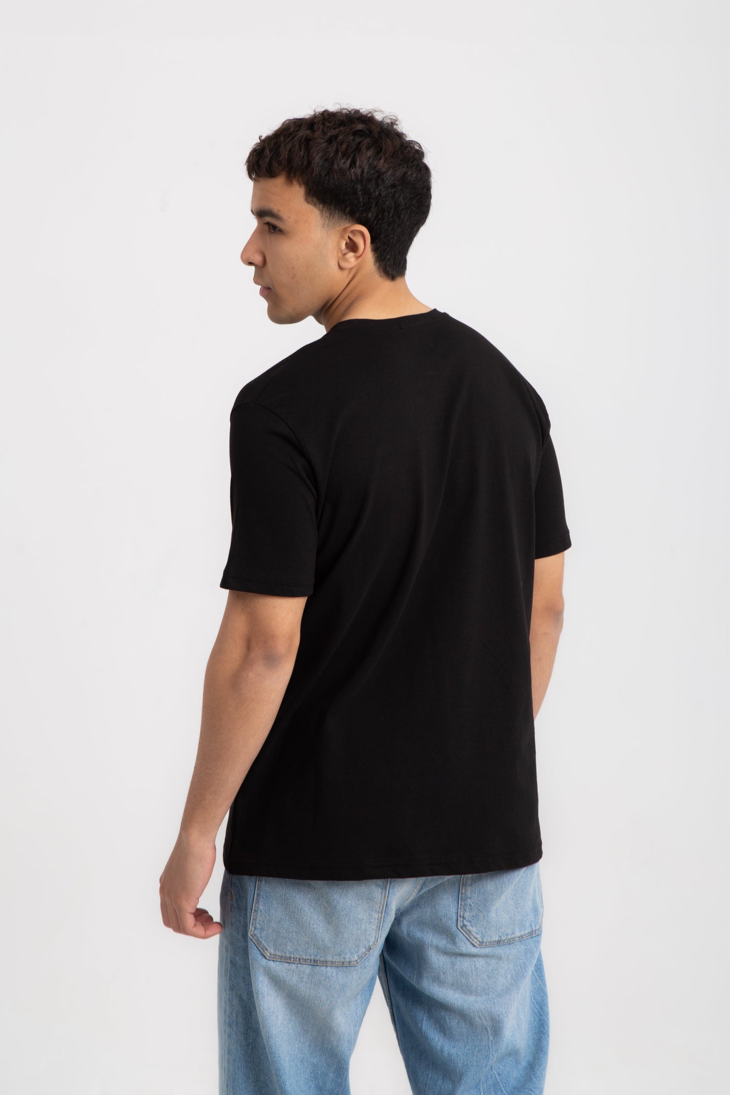 Basic cotton V neck T- shirt