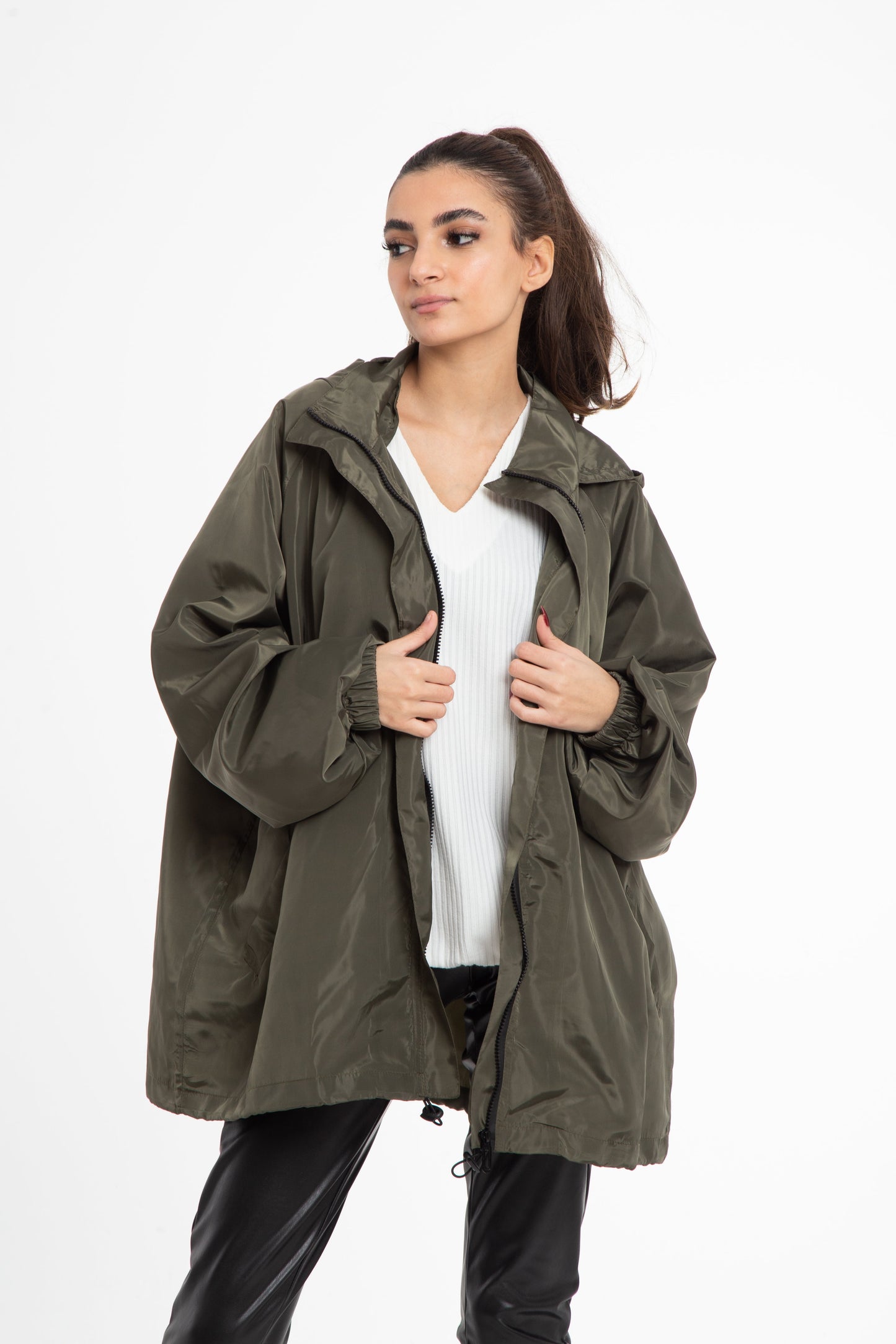 Oversized parka jacket