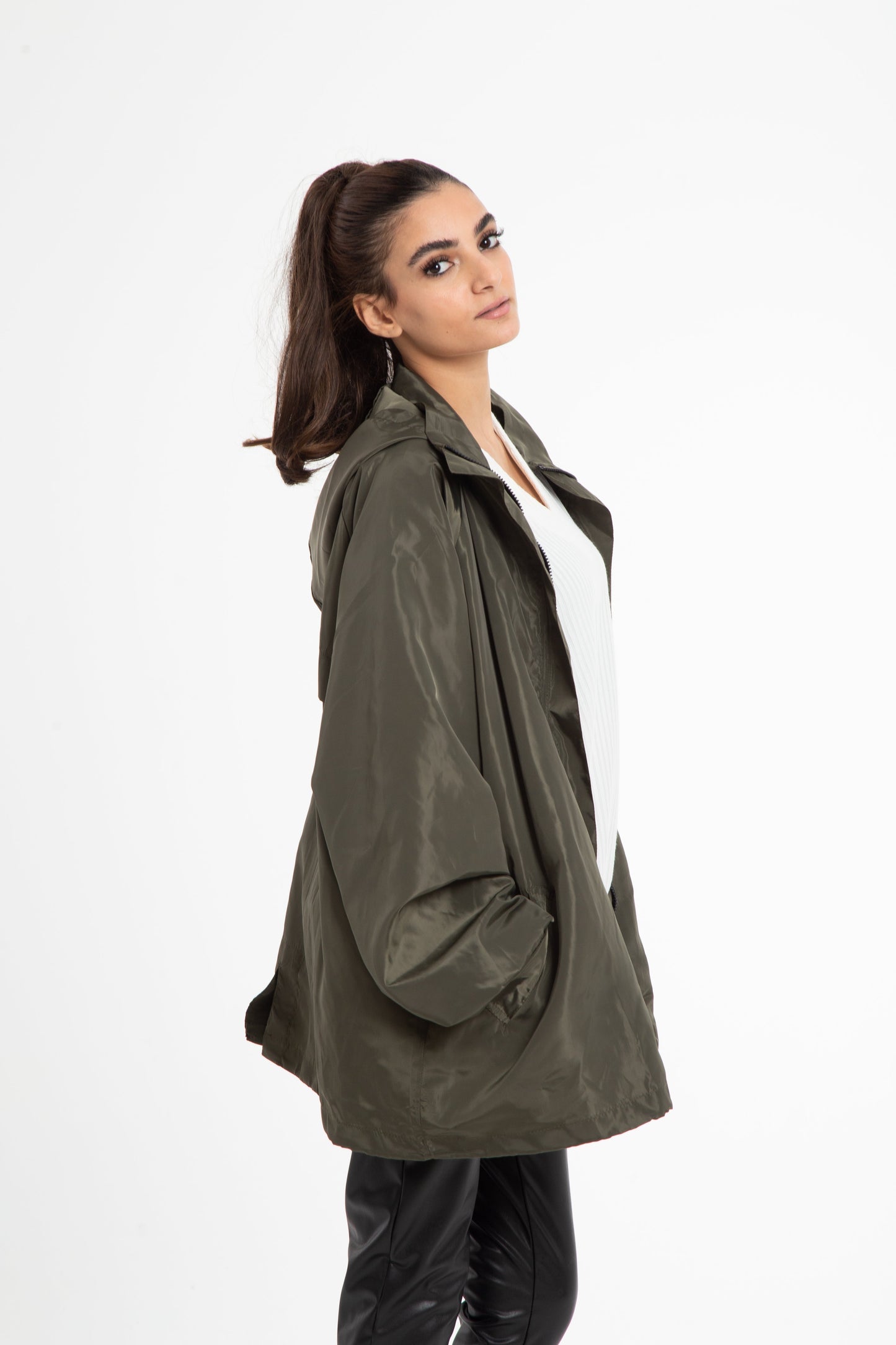 Oversized parka jacket