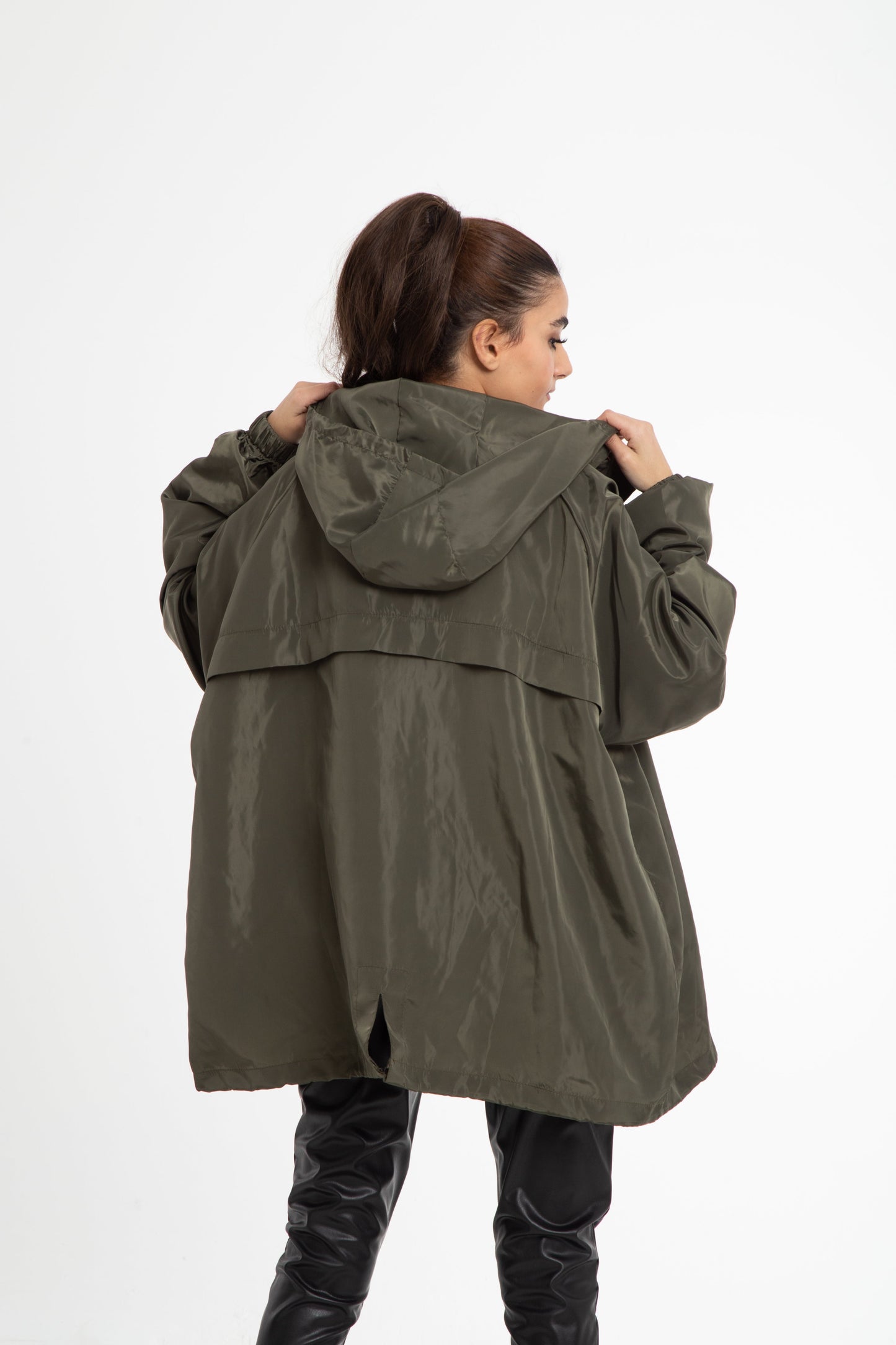 Oversized parka jacket