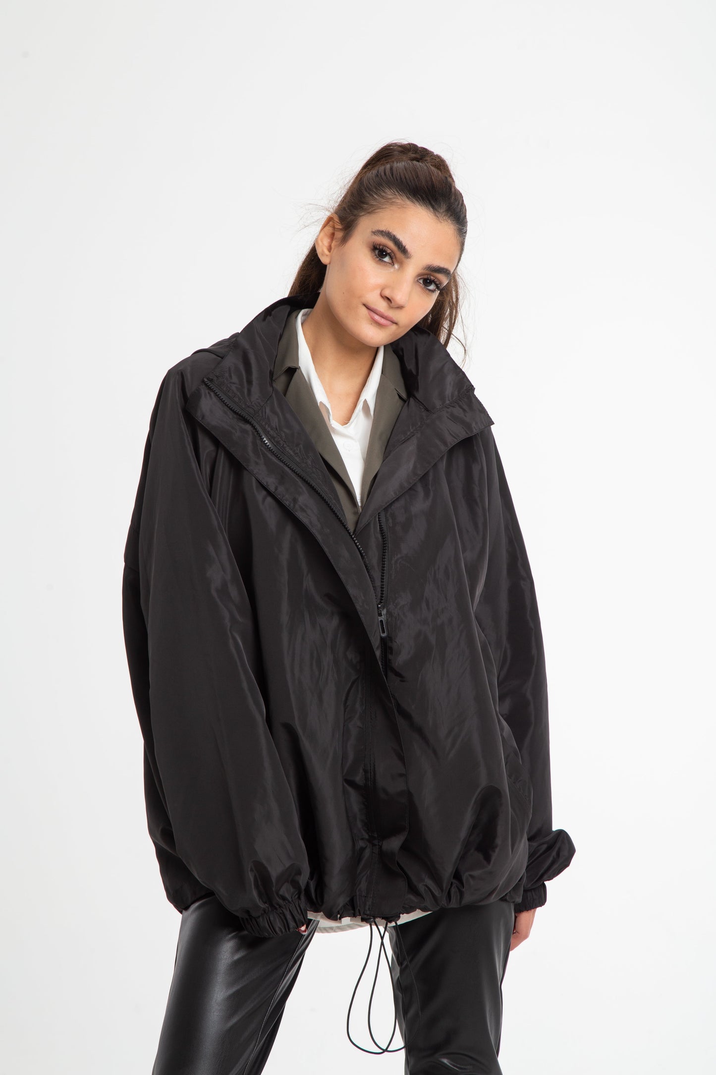 Oversized parka jacket