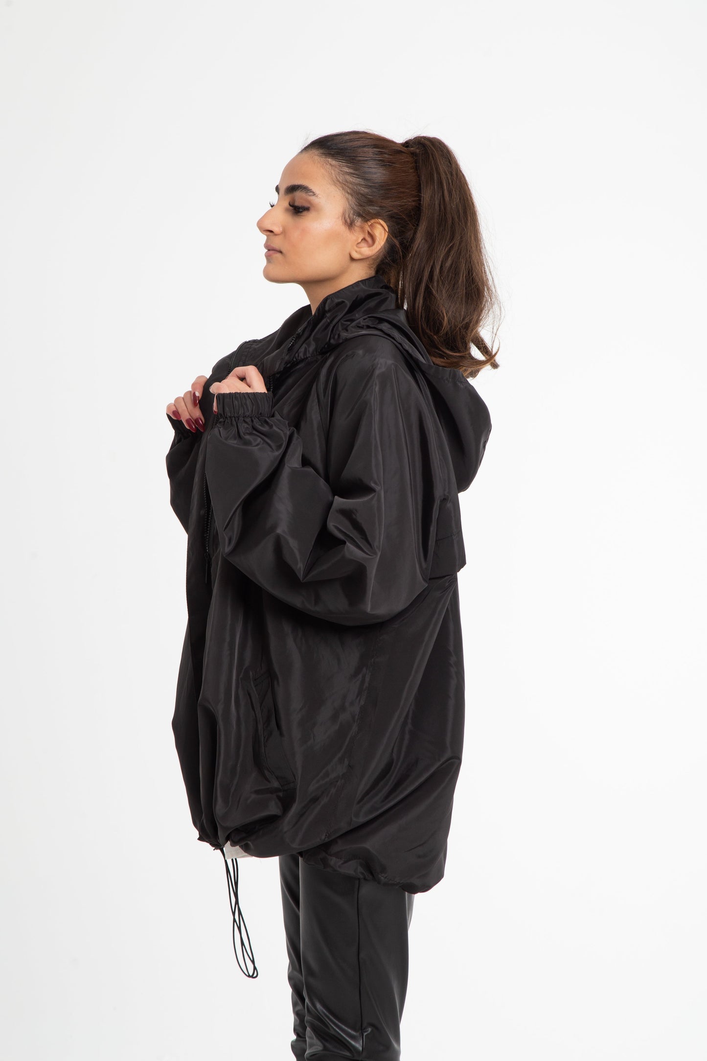 Oversized parka jacket