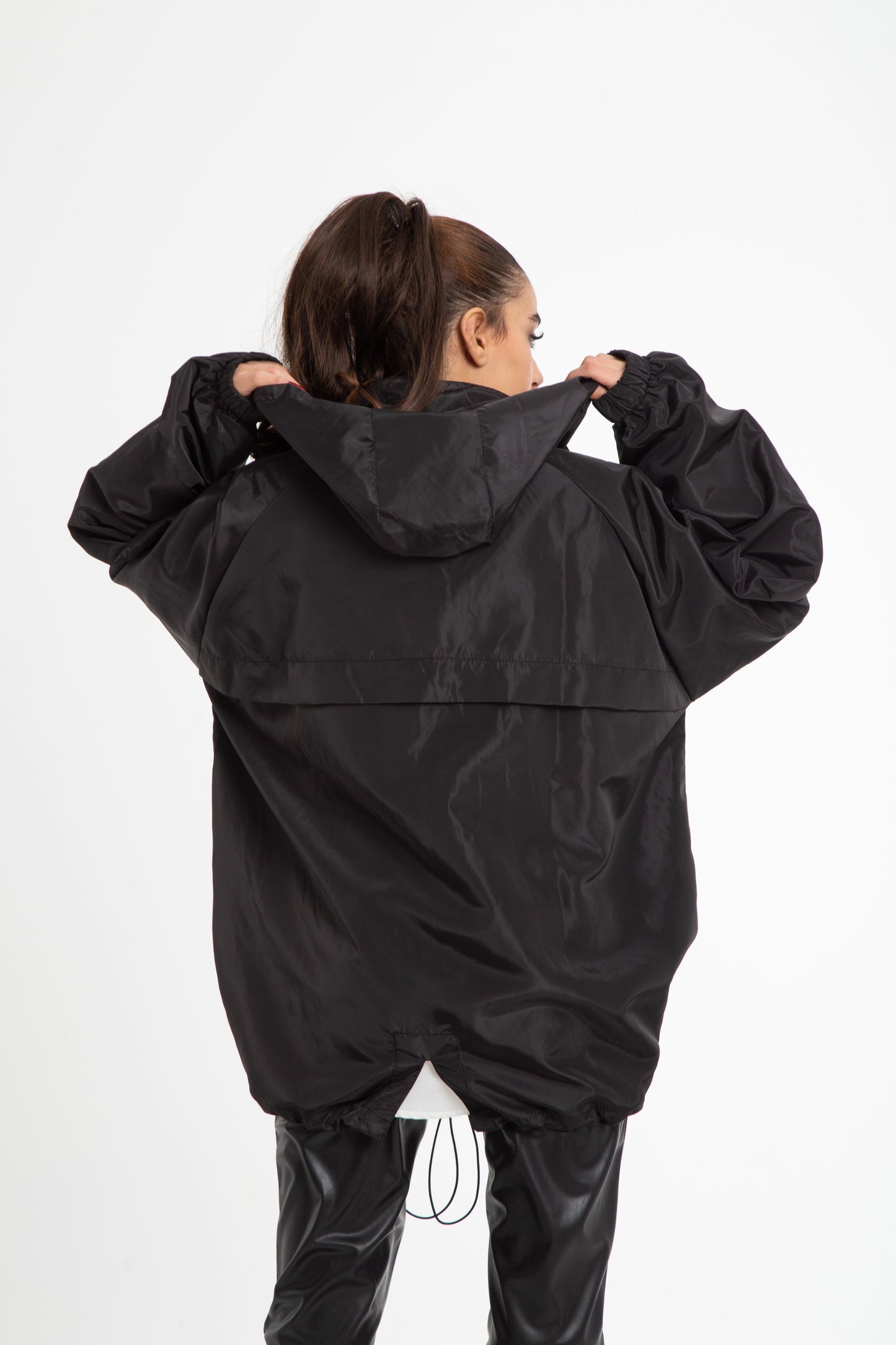 Oversized parka jacket