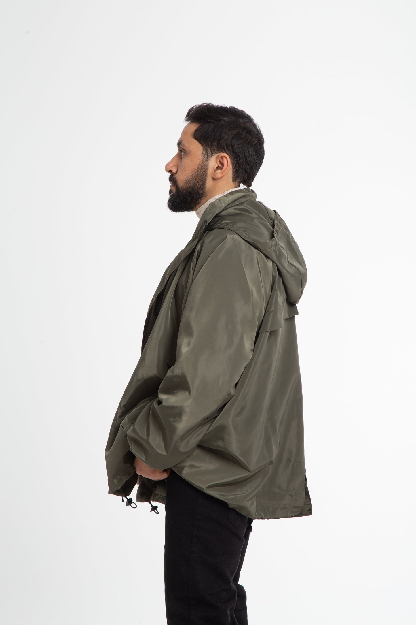 Oversized parka jacket