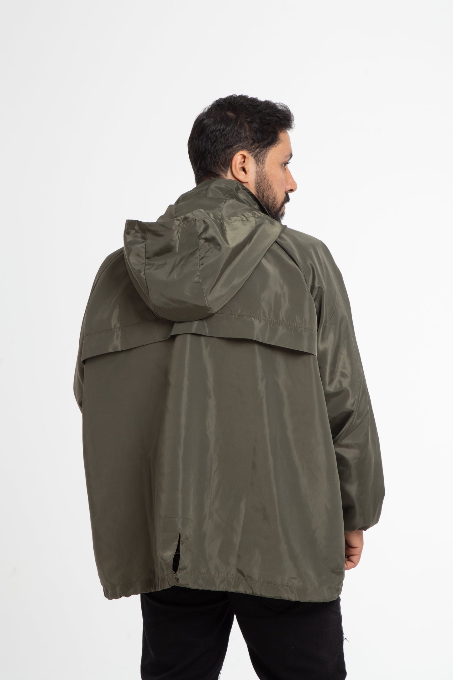 Oversized parka jacket