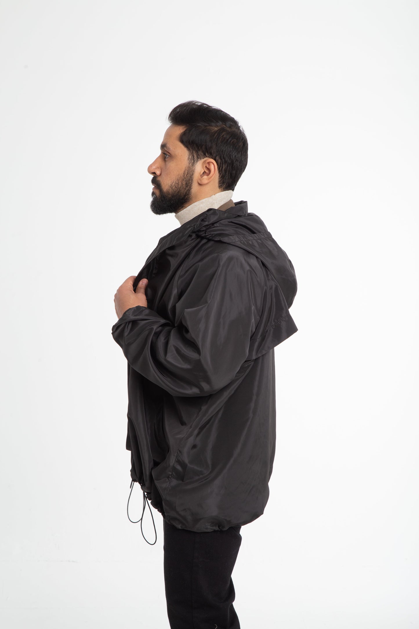 Oversized parka jacket