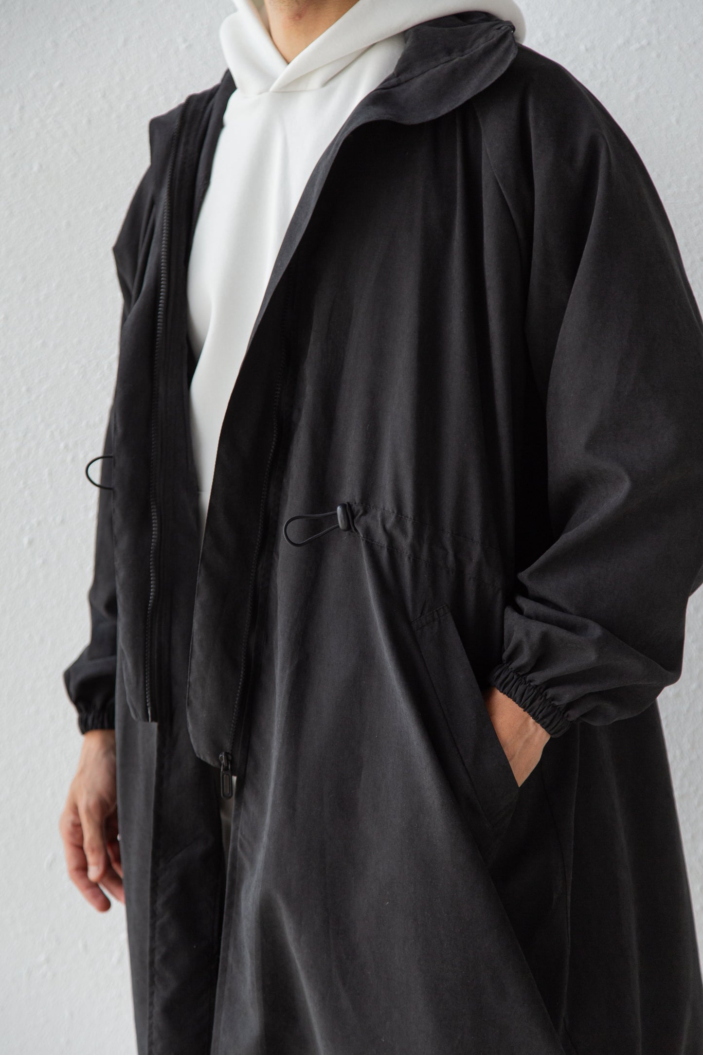 Oversized parka coat