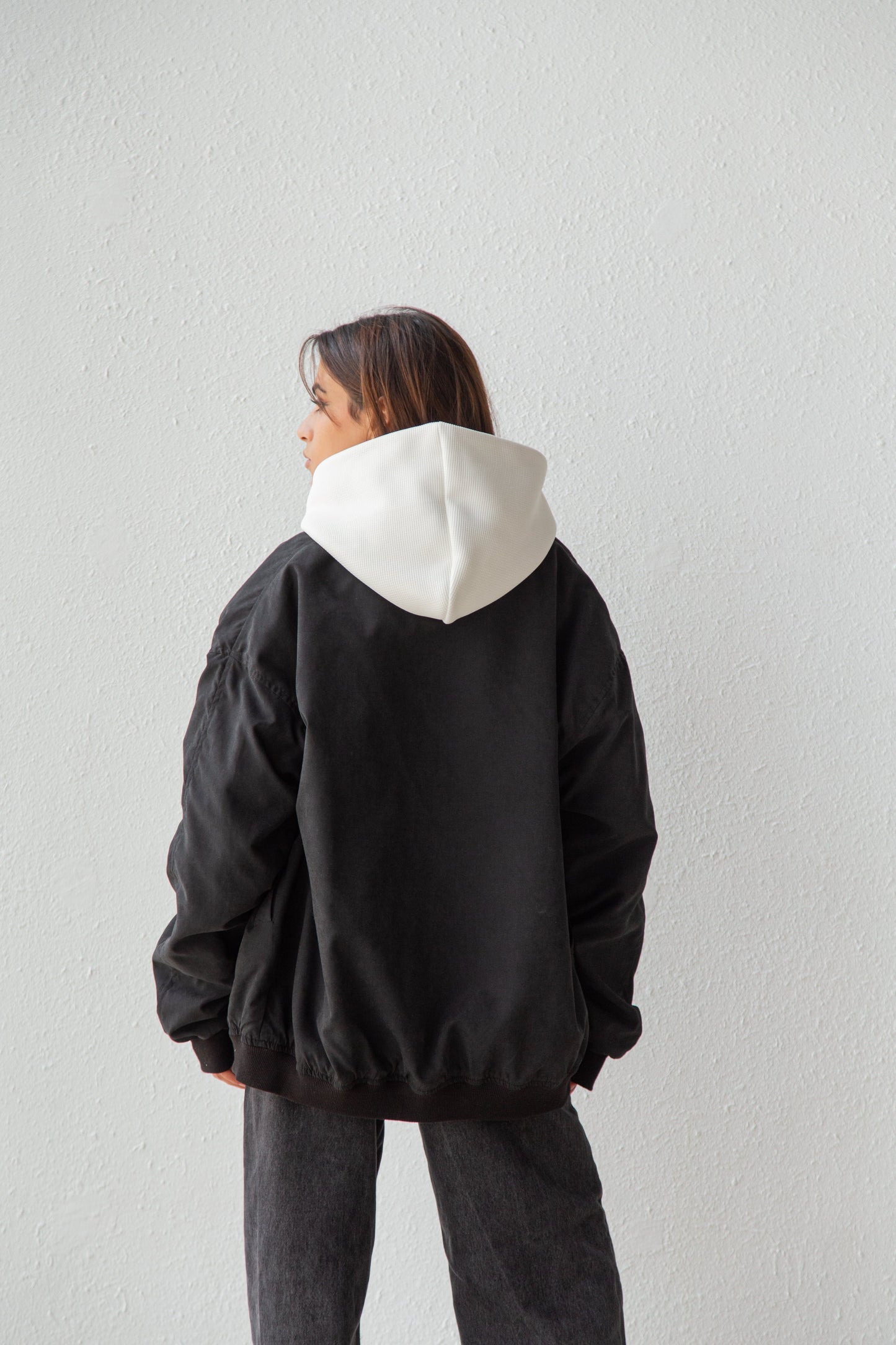 Oversized bomber jacket
