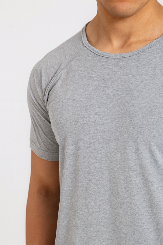 Sports T shirt with shoulder cut