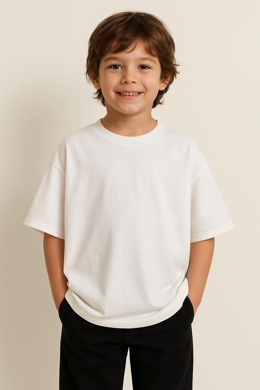 Cotton oversized kids t shirt