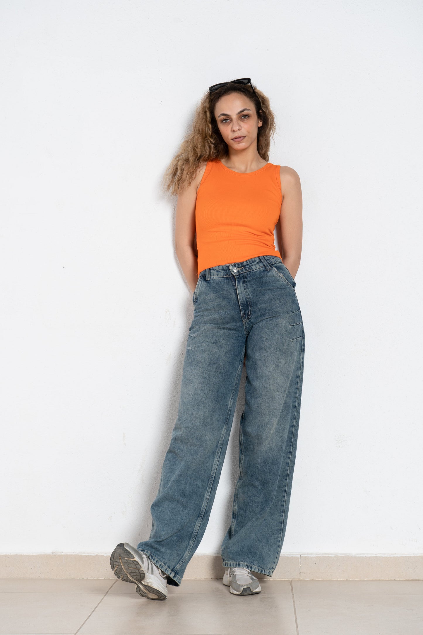 Basic cotton cropped top