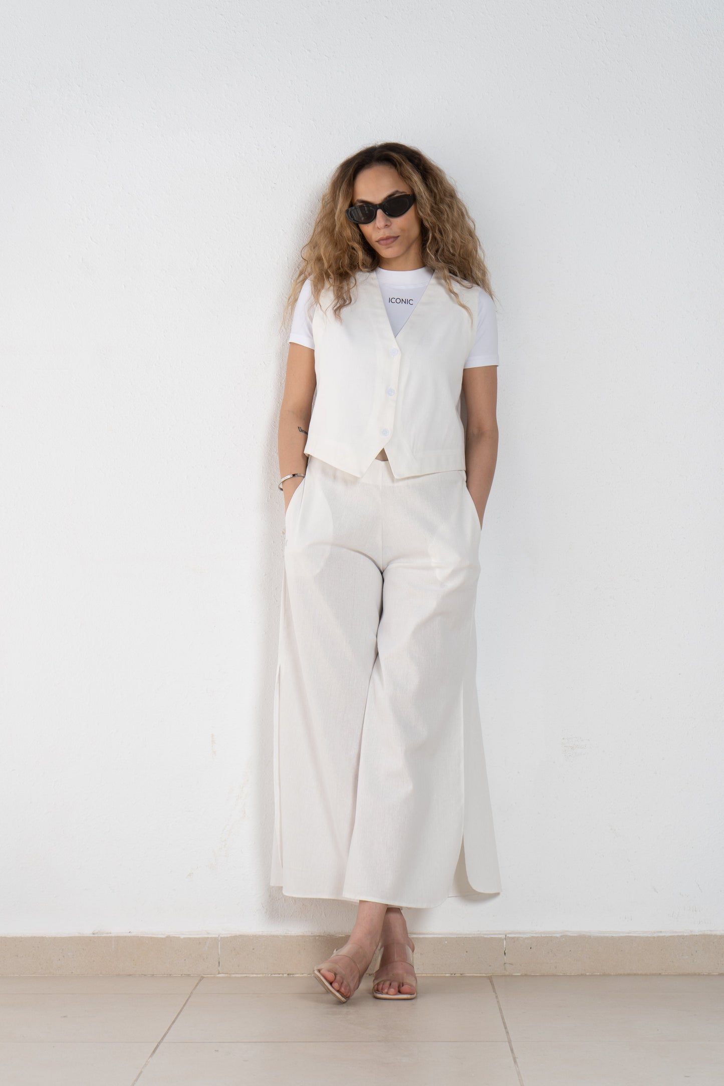 Linen vest