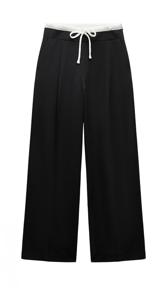 White waist band trousers