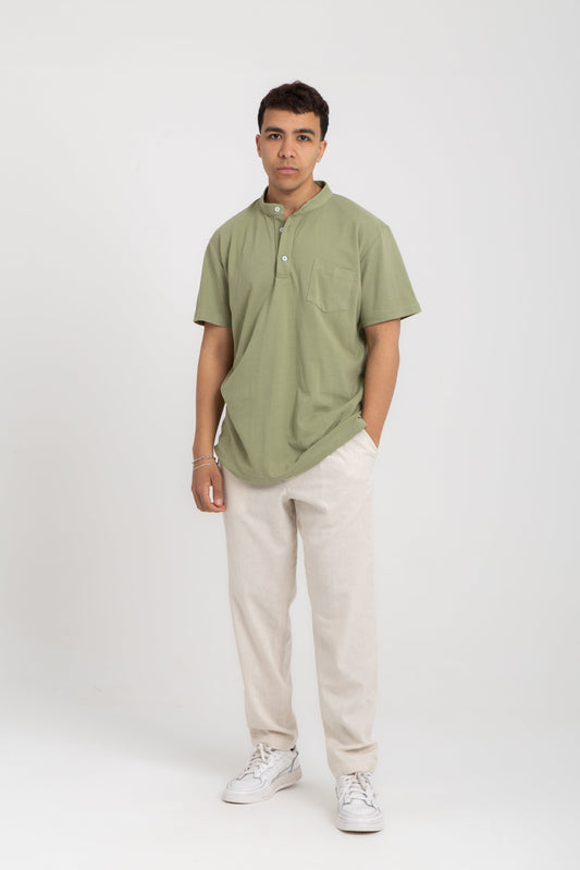 Basic cotton Polo T-shirt