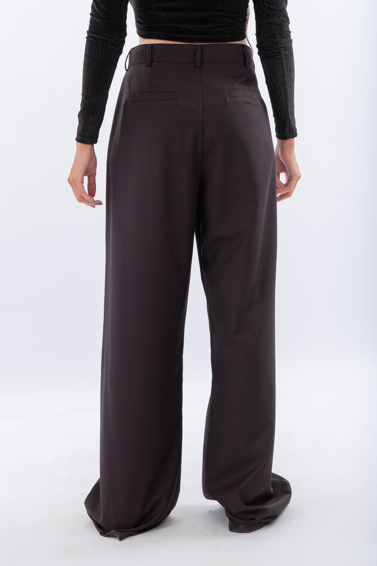 Pants With Front Pleats