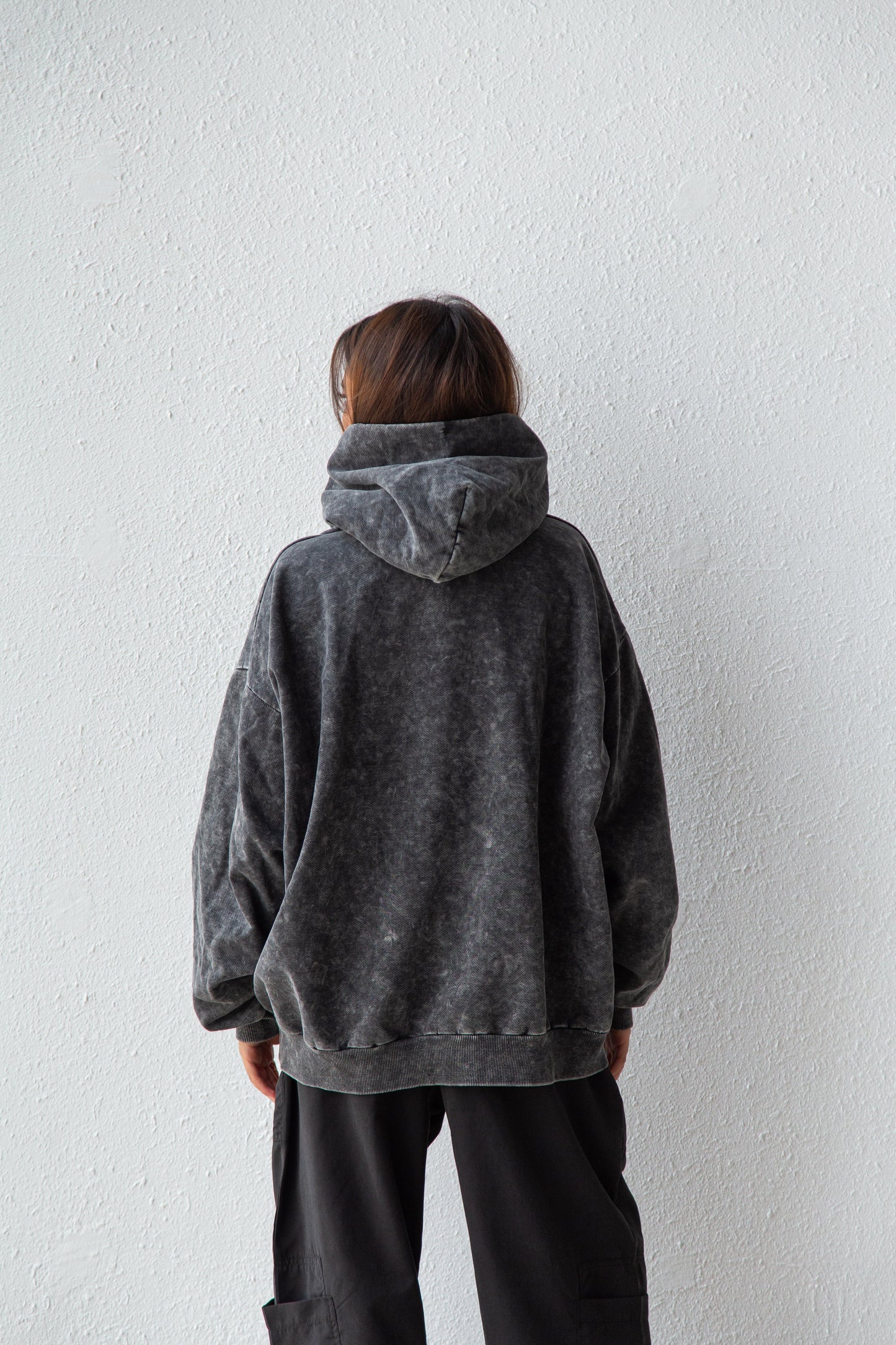 Basic washed hoodie