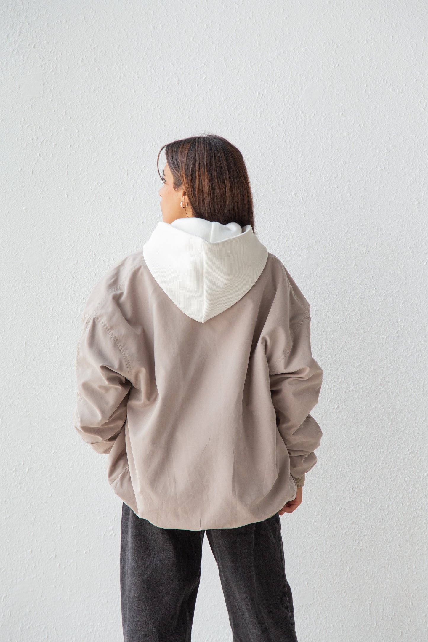 Oversized bomber jacket