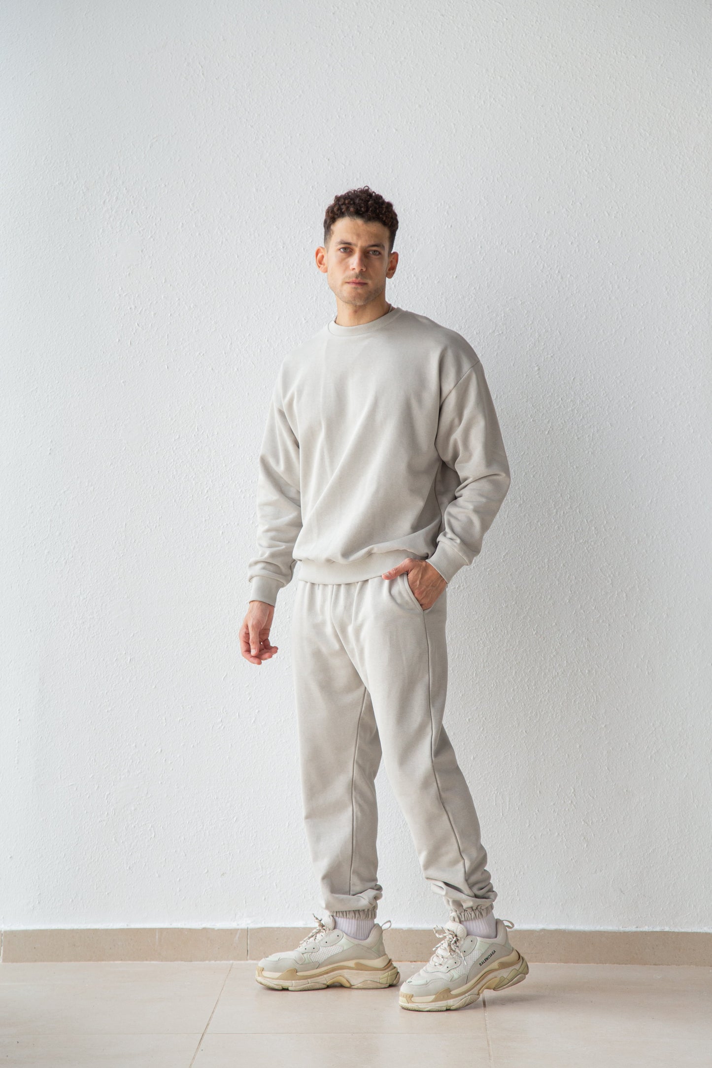 Basic cotton crewneck