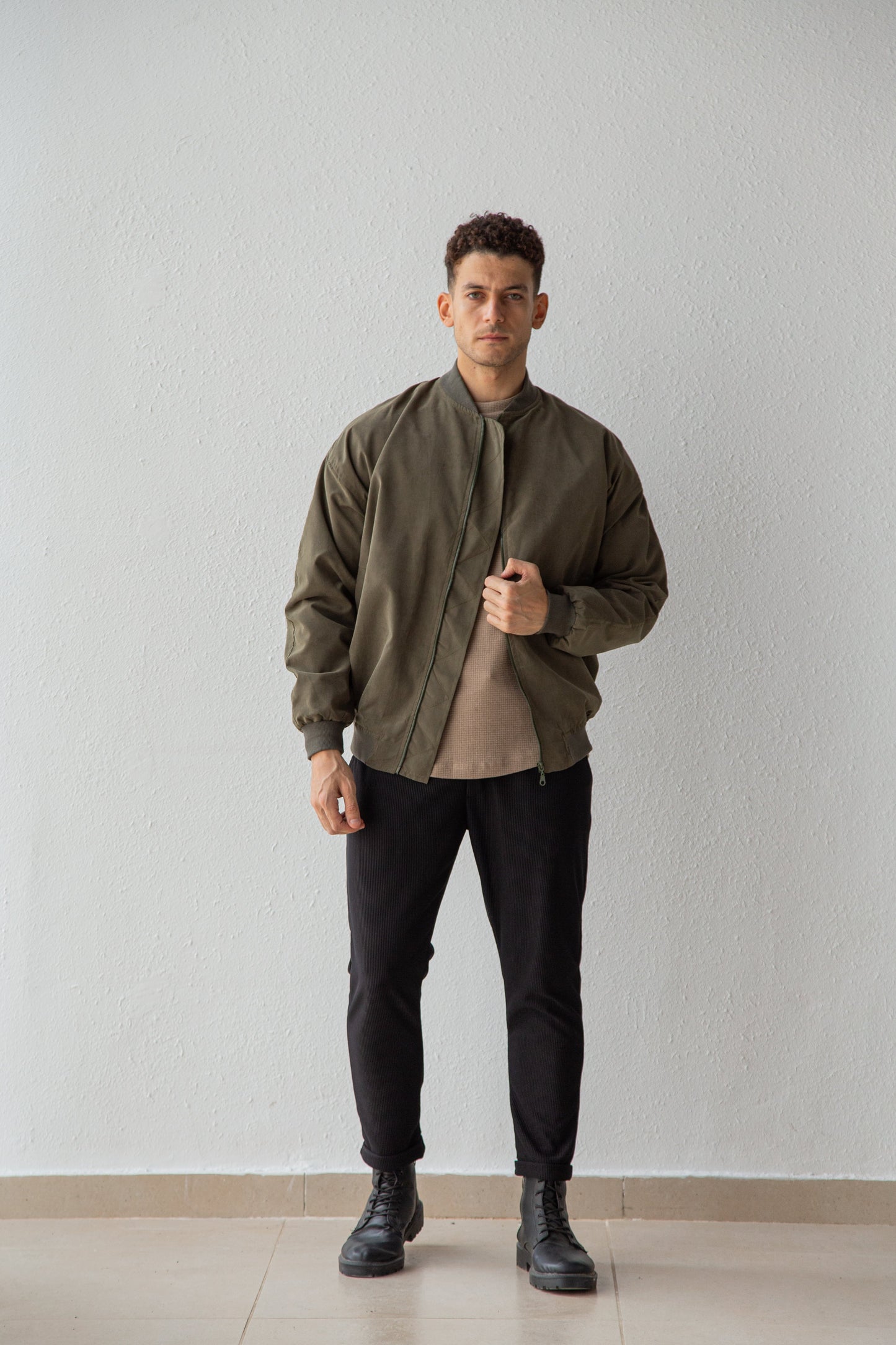 Oversized bomber jacket